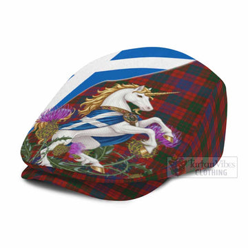 Ross Scottish Tartan Unicorn Heritage Flat Cap, Jeff Cap
