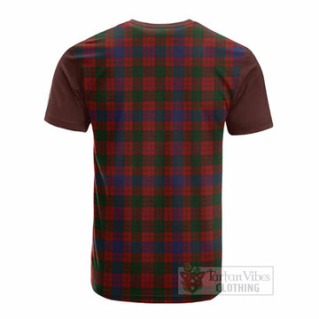 Ross Tartan Accent Cotton T-shirt with Family Crest