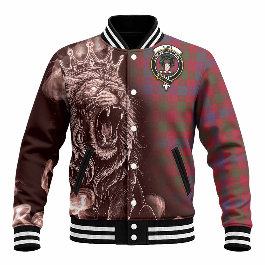 Ross Tartan Baseball Jacket Roaring Lion Heritage