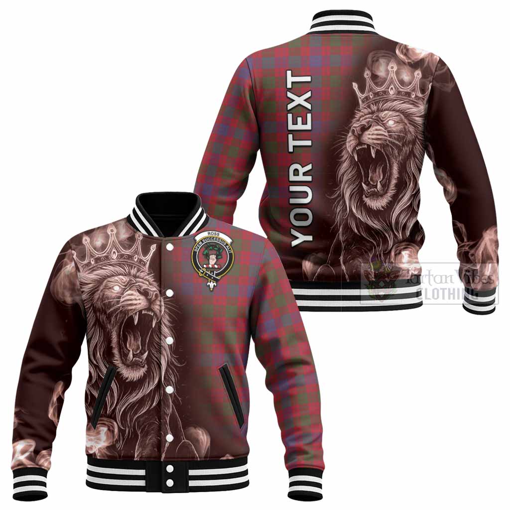 Ross Tartan Baseball Jacket Roaring Lion Heritage