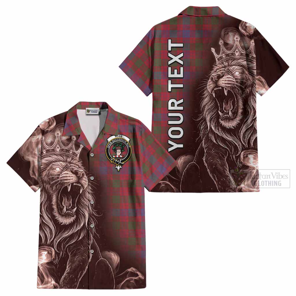 Ross Tartan Cotton Hawaiian Shirt Roaring Lion Heritage