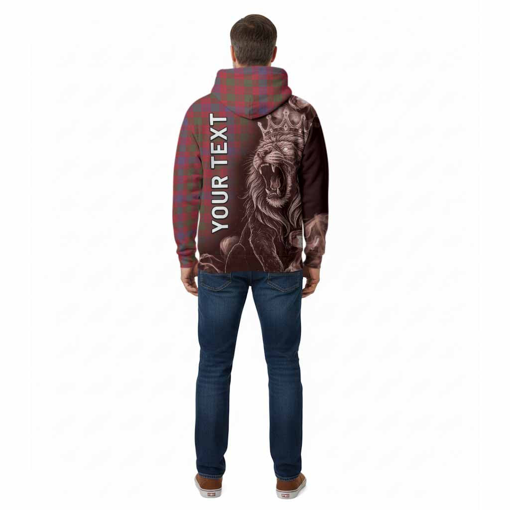 Ross Tartan Cotton Hoodie Roaring Lion Heritage