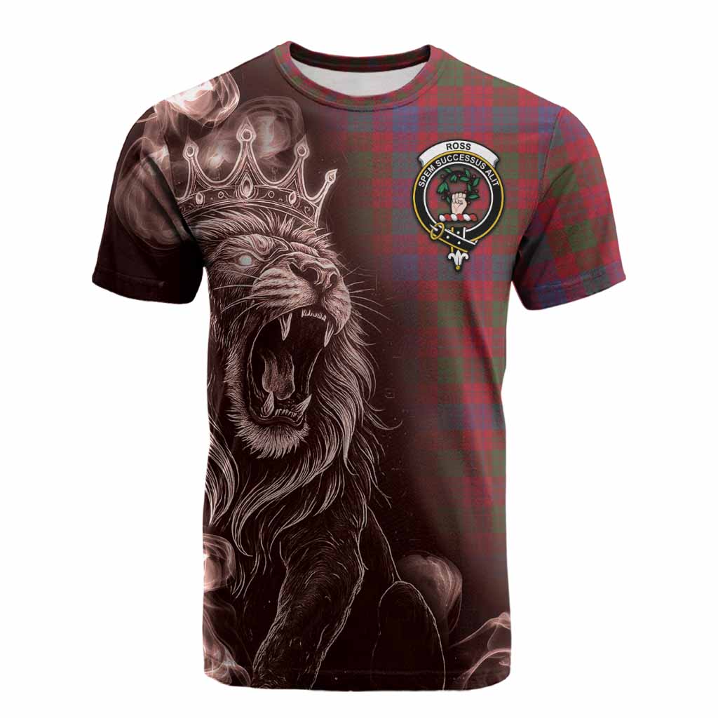 Ross Tartan Cotton T-shirt Roaring Lion Heritage