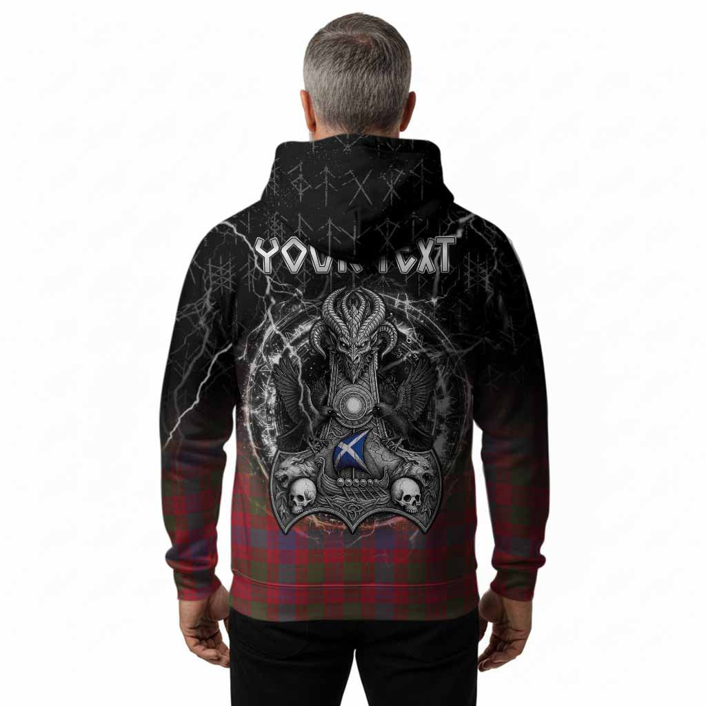 Ross Tartan Crest Hoodie Celtic Odin's Raven Legacy