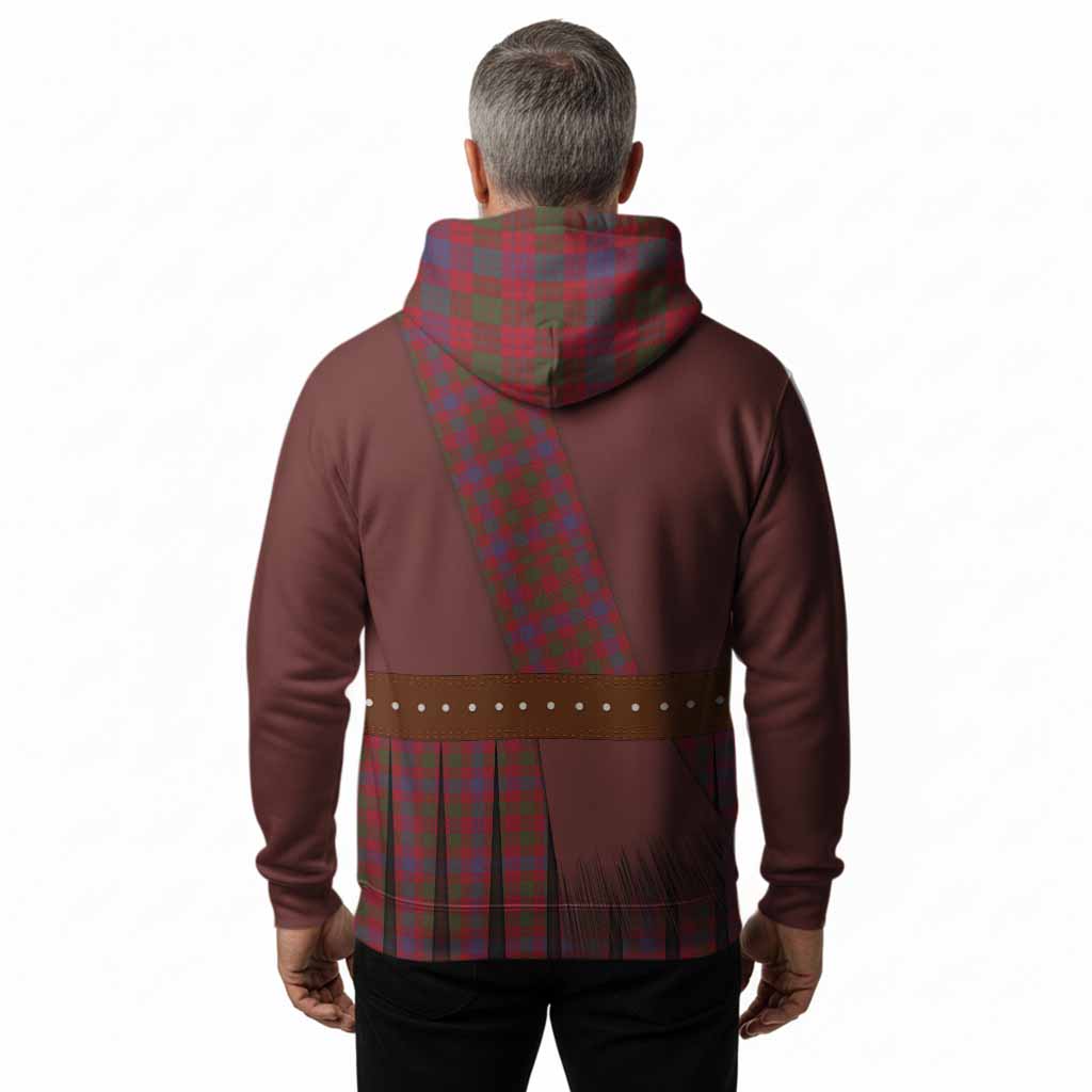 Ross Tartan Crest Hoodie Kilt Costume Style