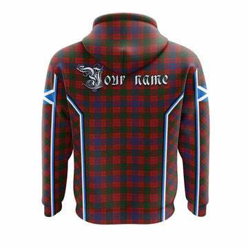 Ross Tartan Crest Hoodie Scotland Coat of Arm Flag Style - Tartan Vibes Clothing