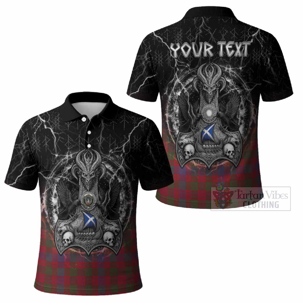 Ross Tartan Crest Polo Shirt Celtic Odin's Raven Legacy