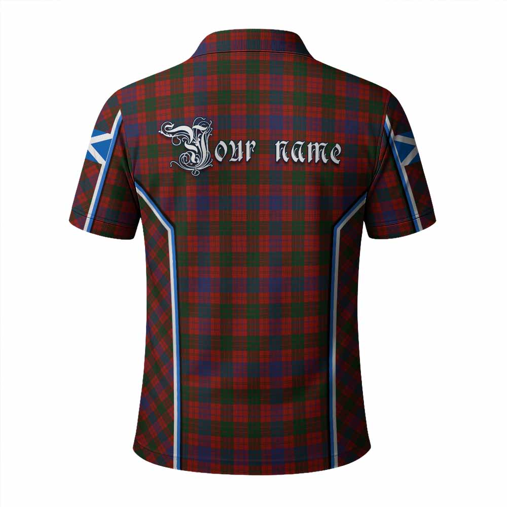 Ross Tartan Crest Polo Shirt Scotland Coat of Arm Flag Style - Tartan Vibes Clothing