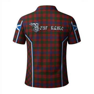 Ross Tartan Crest Polo Shirt Scotland Coat of Arm Flag Style - Tartan Vibes Clothing