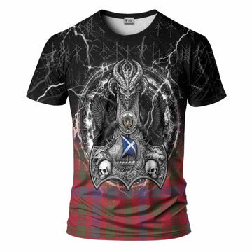 Ross Tartan Crest T-Shirt Celtic Odin's Raven Legacy