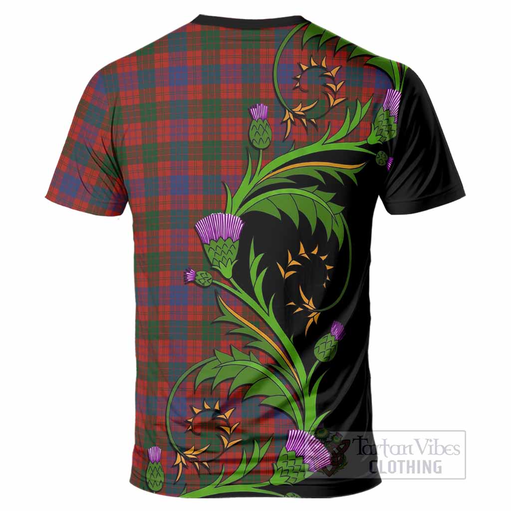 Ross Tartan Crest T-Shirt Scottish Thistle Pride Heritage Art
