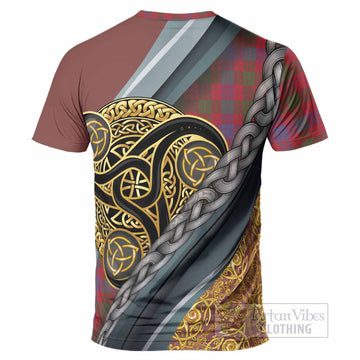 Ross Tartan Crest T-Shirt Scottish Triskele Celtic
