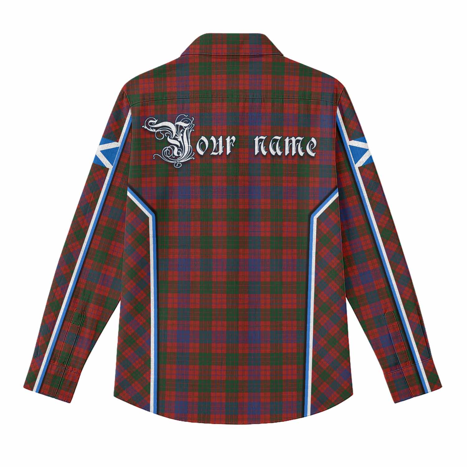 Ross Tartan Crest Women Casual Shirt Scotland Coat of Arm Flag Style - Tartan Vibes Clothing