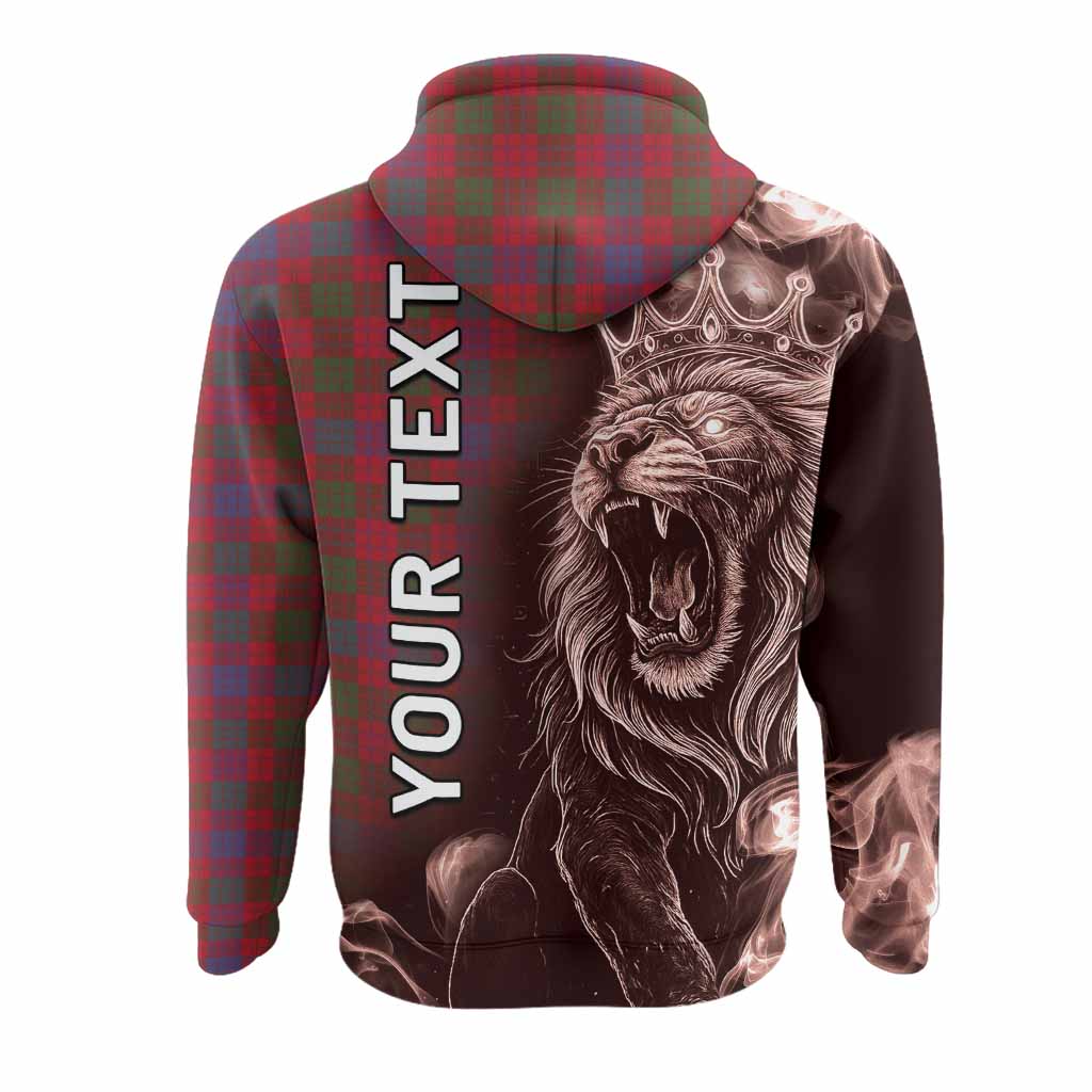 Ross Tartan Hoodie Roaring Lion Heritage