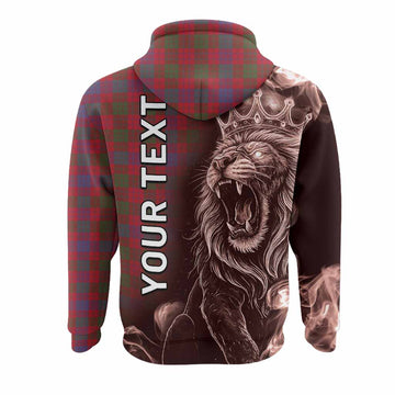 Ross Tartan Hoodie Roaring Lion Heritage