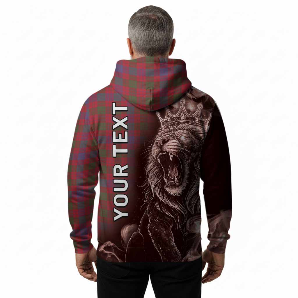 Ross Tartan Hoodie Roaring Lion Heritage