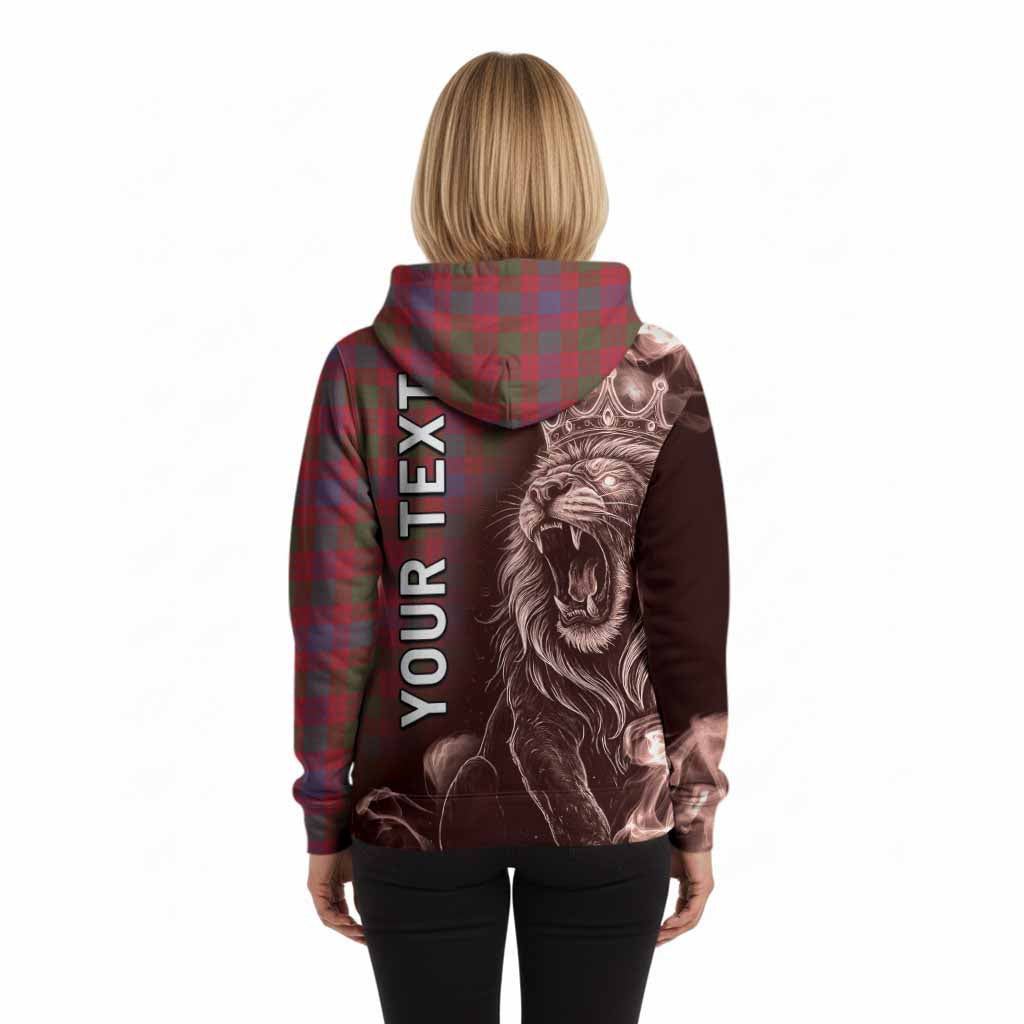 Ross Tartan Hoodie Roaring Lion Heritage