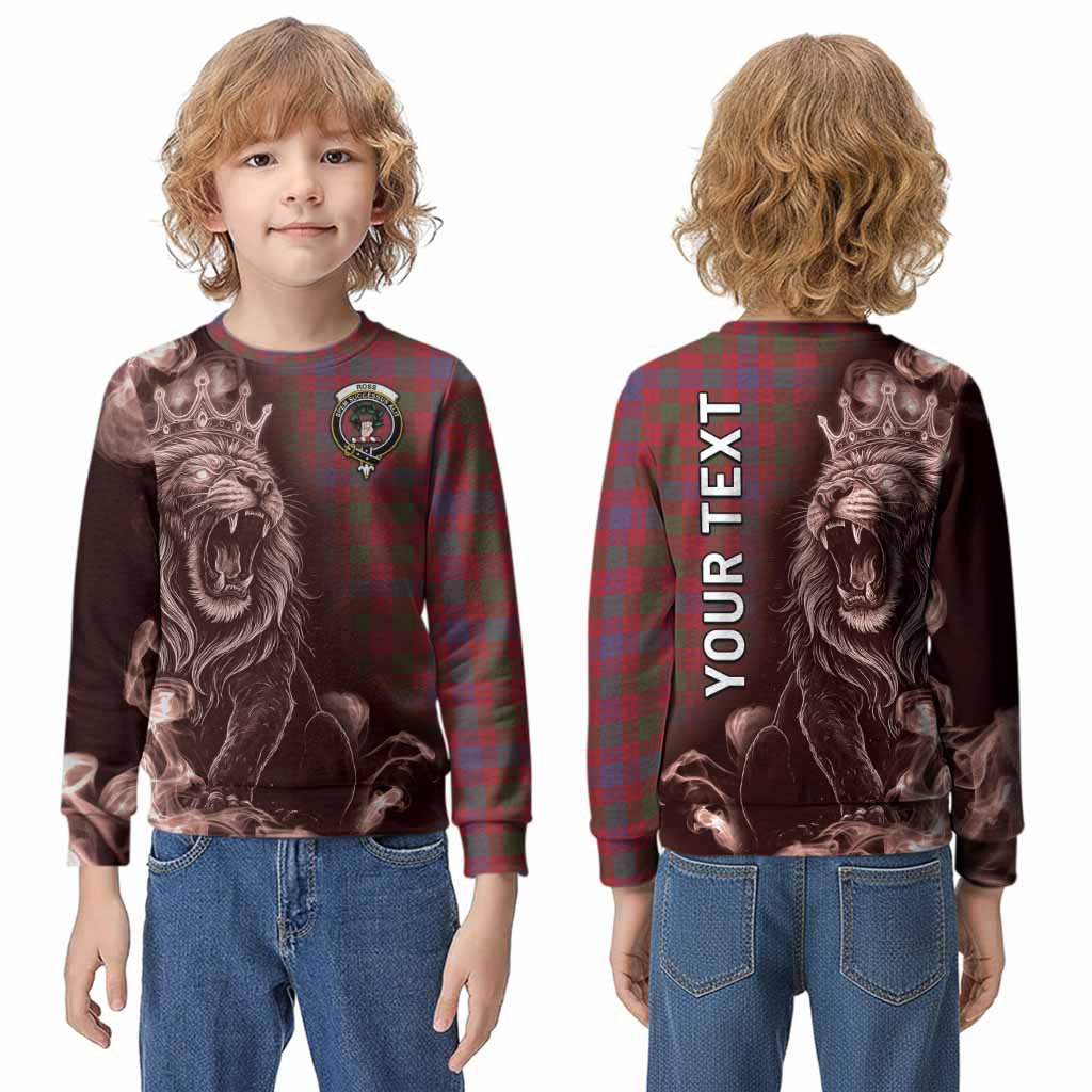 Ross Tartan Kid Knitted Sweatshirt Roaring Lion Heritage