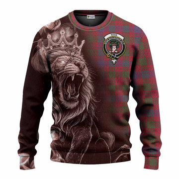 Ross Tartan Knitted Sweater Roaring Lion Heritage