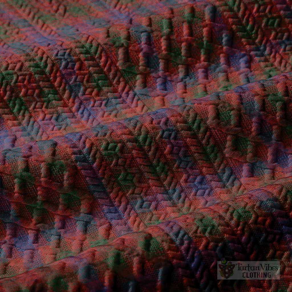 Ross Tartan Men’s Polo Sweater Top with Family Crest