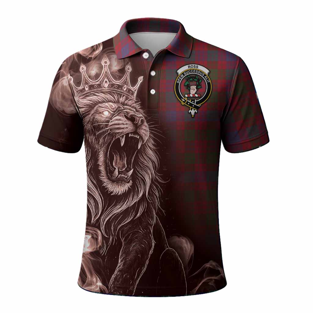Ross Tartan Polo Shirt Roaring Lion Heritage