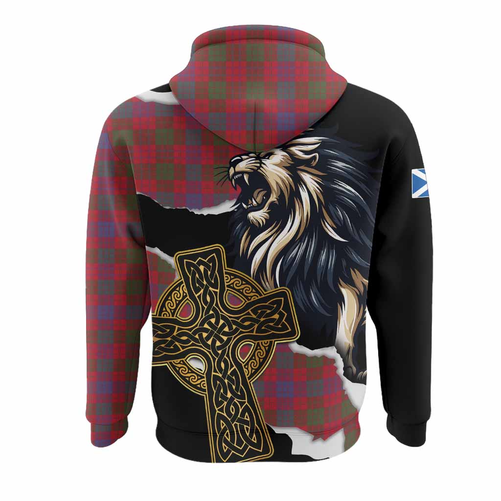 Ross Tartan Scottish Hoodie Lion Celtic Heritage