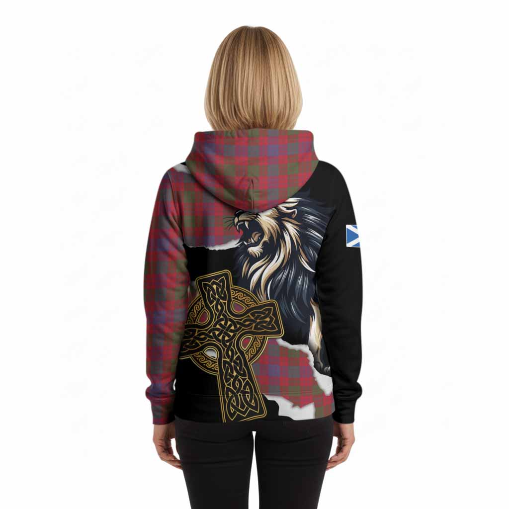 Ross Tartan Scottish Hoodie Lion Celtic Heritage