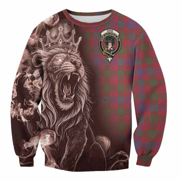 Ross Tartan Sweatshirt Roaring Lion Heritage
