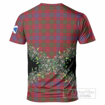 Ross Tartan T-Shirt Thistle Scottish Spirit