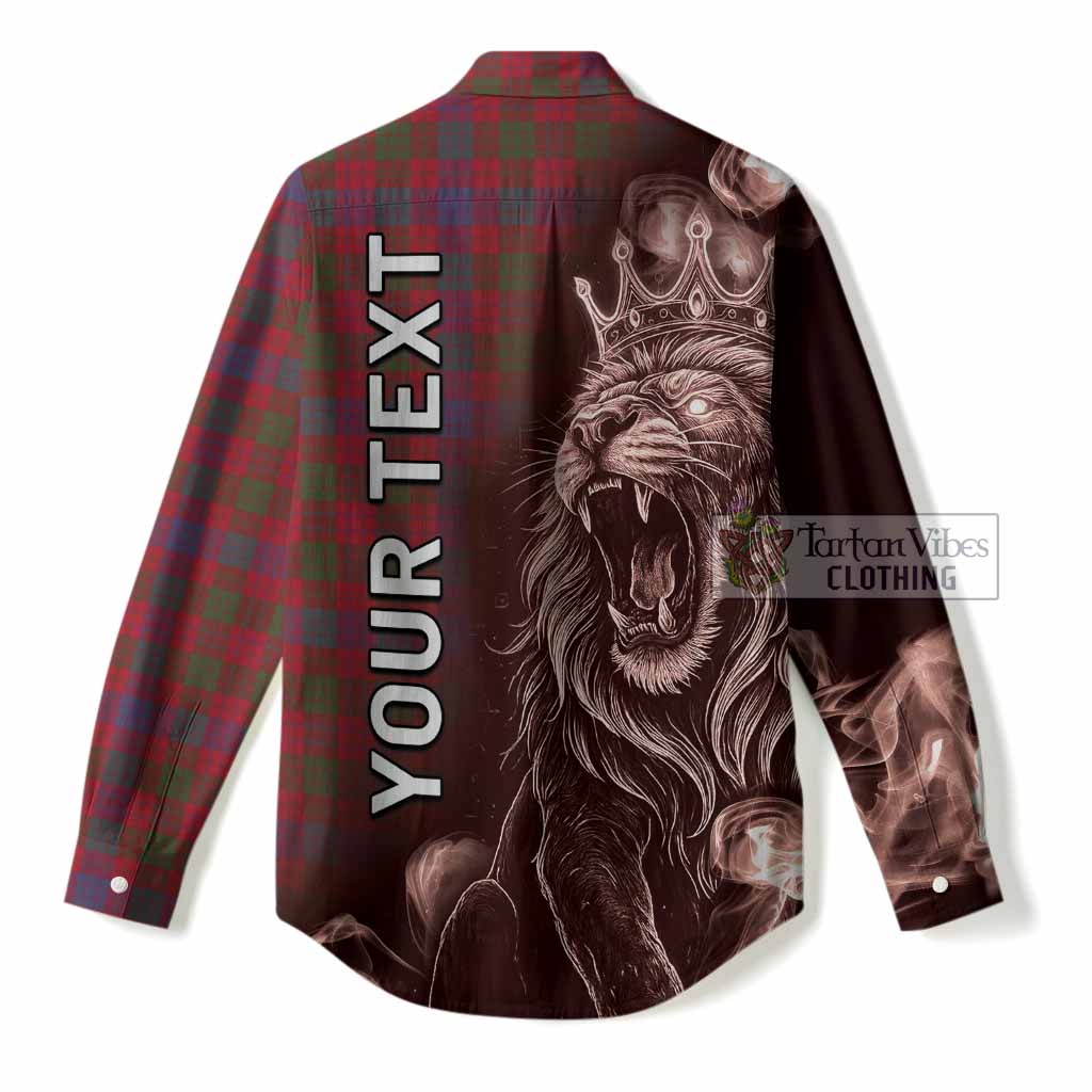 Ross Tartan Women Casual Shirt Roaring Lion Heritage