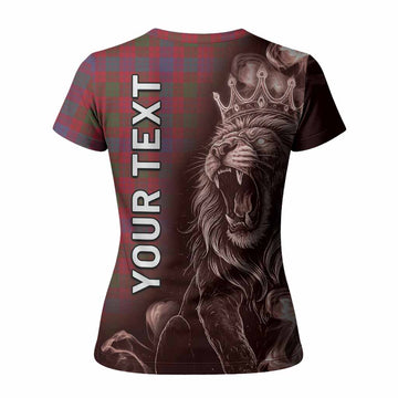 Ross Tartan Women T shirt Roaring Lion Heritage