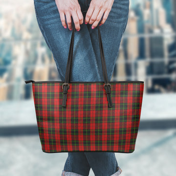 Rosser of Wales Tartan Leather Tote Bag - Tartan Vibes Clothing