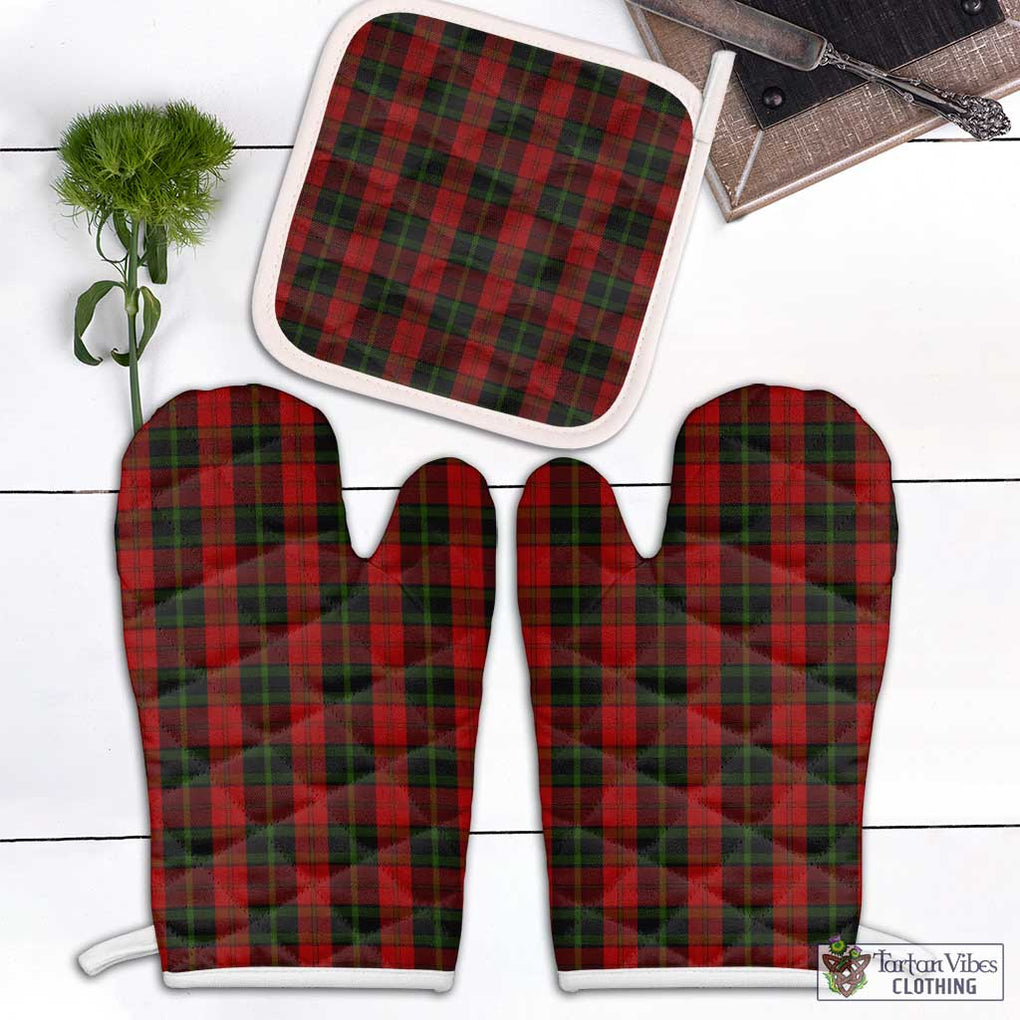 Rosser of Wales Tartan Combo Oven Mitt & Pot-Holder White - Tartan Vibes Clothing
