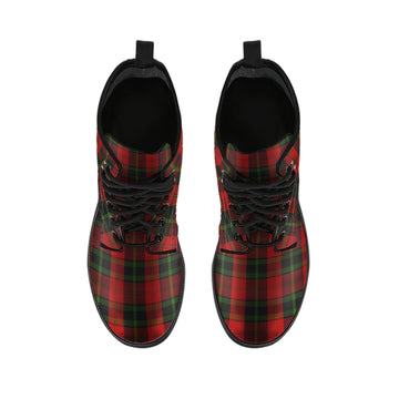 Rosser of Wales Tartan Leather Boots