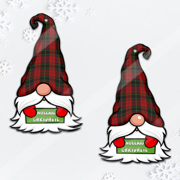 Rosser of Wales Gnome Christmas Ornament with His Tartan Christmas Hat
