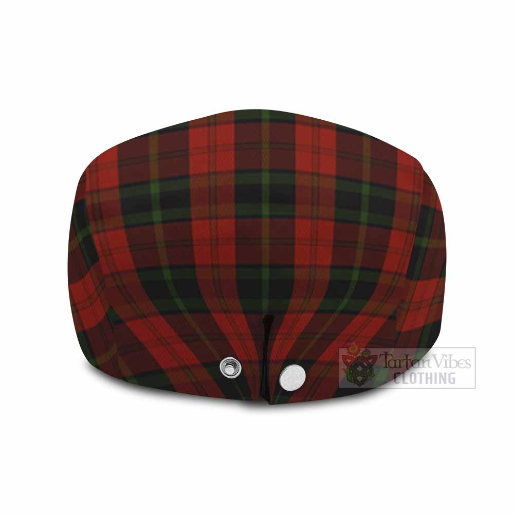 Rosser of Wales Tartan Jeff Cap, Tartan Flat Cap