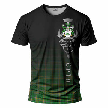 Rossiter Irish Clan T-Shirt with Coat of Arms Erin Go Bragh Celtic Inspired