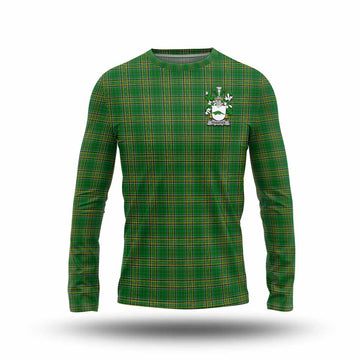 Rossiter Irish Clan Tartan Long Sleeve T-Shirt with Coat of Arms Unisex - Tartan Vibes Clothing