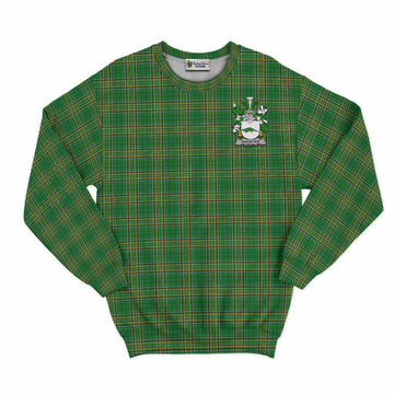 Rossiter Irish Clan Tartan Sweatshirt with Coat of Arms Unisex - Tartan Vibes Clothing