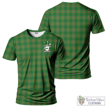 Rossiter Irish Clan Tartan T-Shirt with Family Seal
