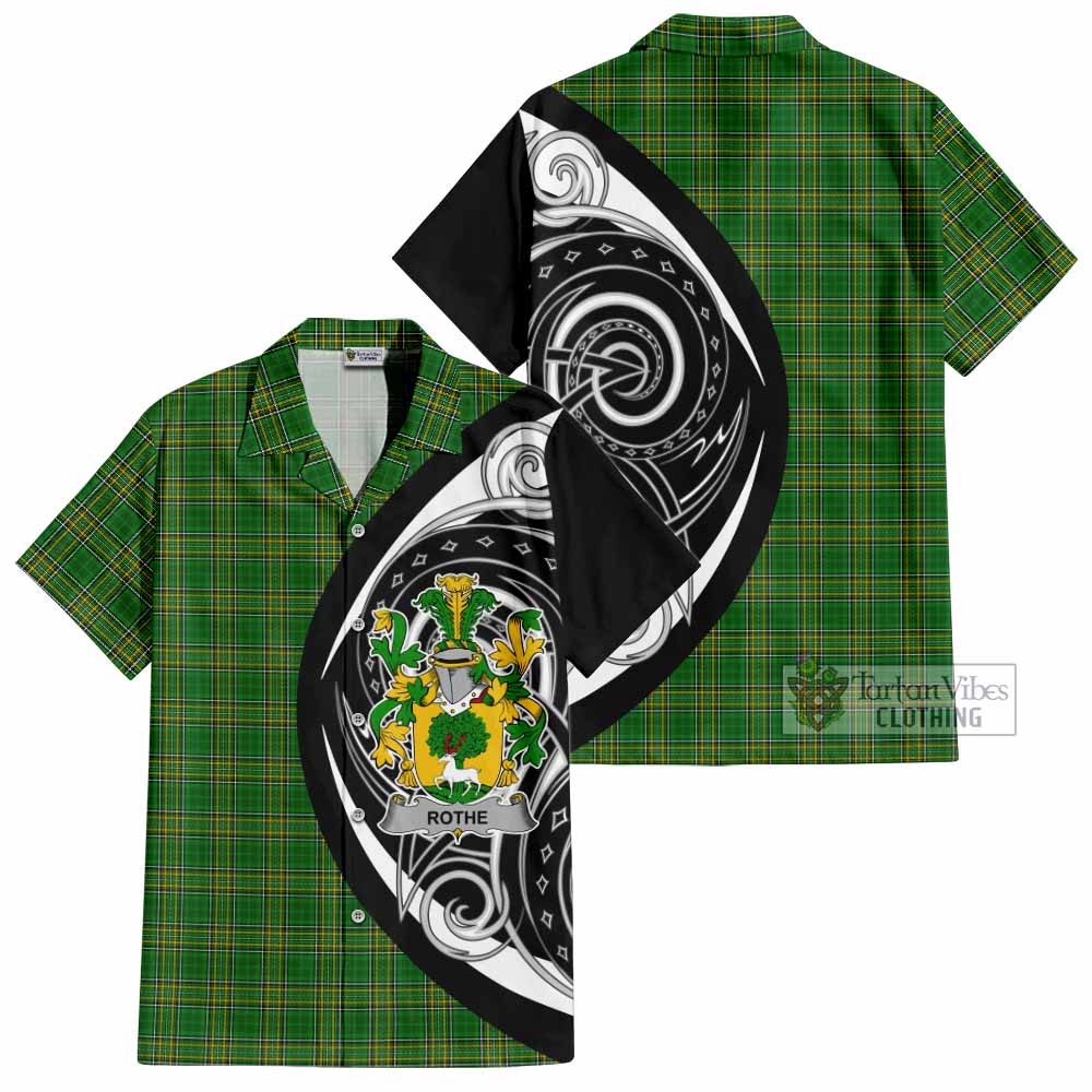 Rothe Irish Clan Hawaiian Shirt Celtic Circle Style - Tartan Vibes Clothing