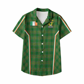 Rothe Irish Clan Coat of Arm Tartan Kid Hawaiian Shirt Flag Style