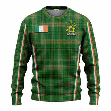 Rothe Irish Clan Coat of Arm Tartan Knitted Sweater Flag Style