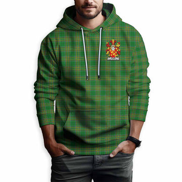 Rowe Irish Clan Tartan Hoodie with Coat of Arms Zip Hoodie - Tartan Vibes Clothing