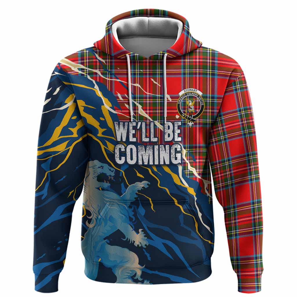 Royal Stewart Scotland Tartan Hoodie WC2026 Football - We'll Be Coming