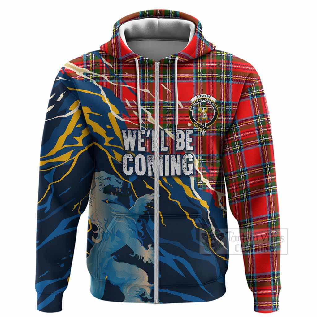 Royal Stewart Scotland Tartan Hoodie WC2026 Football - We'll Be Coming