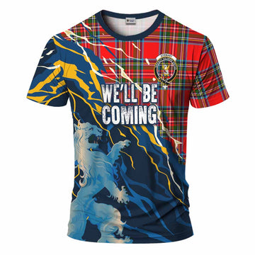 Royal Stewart Scotland Tartan T-Shirt WC2026 Football - We'll Be Coming