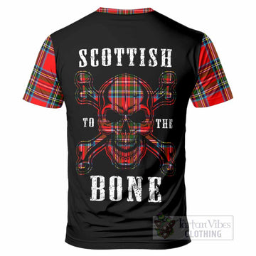 Royal Stewart Tartan Crest T-Shirt Scottish To The Bone