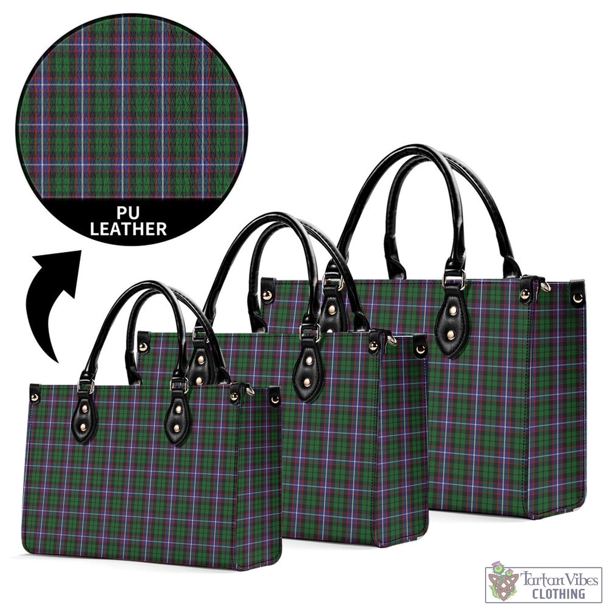 Russell Tartan Luxury Leather Handbags - Tartan Vibes Clothing
