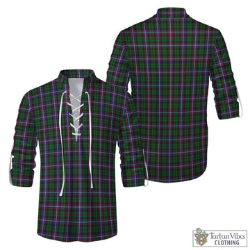 Russell Tartan Men's Scottish Traditional Jacobite Ghillie Kilt Shirt Men - Tartan Vibes Clothing